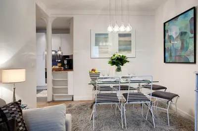 Coin salon dans l'établissement Paris Sevigne Elegant residence