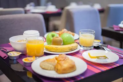 Nourriture dans l'hôtel ou à proximité