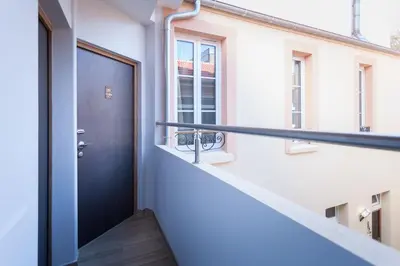 Balcon ou terrasse dans l'établissement Hotel Jenner