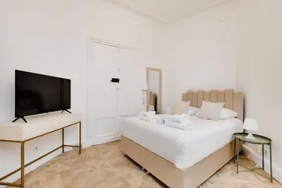 Un ou plusieurs lits dans un hébergement de l'établissement Elegant studio - 2P - Auteuil Bois de Boulogne
