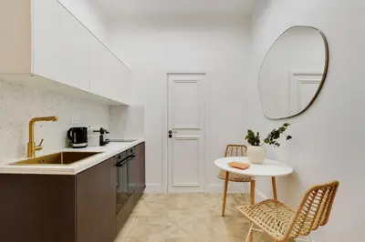 Cuisine ou kitchenette dans l'établissement Elegant studio - 2P - Auteuil Bois de Boulogne