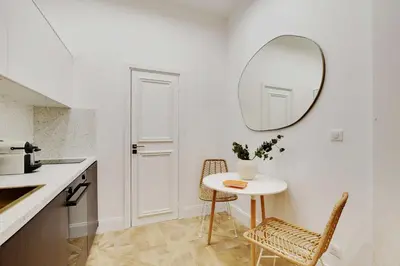 Cuisine ou kitchenette dans l'établissement Elegant studio - 2P - Auteuil Bois de Boulogne