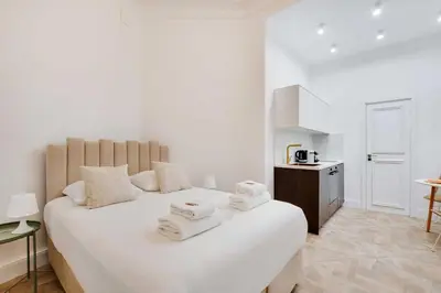 Un ou plusieurs lits dans un hébergement de l'établissement Elegant studio - 2P - Auteuil Bois de Boulogne