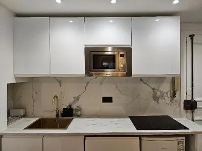 Cuisine ou kitchenette dans l'établissement Appartement entier, 2 chambres