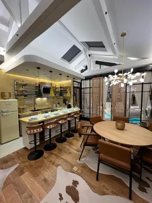 Cuisine ou kitchenette dans l'établissement Appartement haut standing 3 pieces