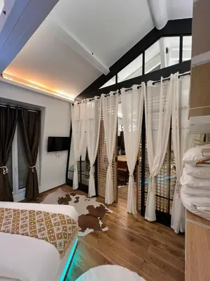 Un ou plusieurs lits dans un hébergement de l'établissement Appartement haut standing 3 pieces