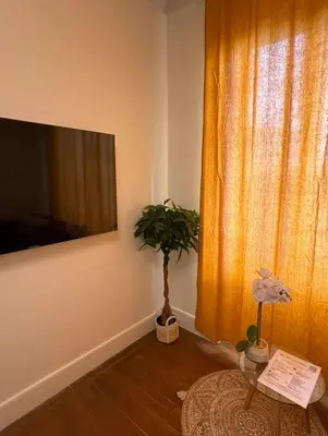 Télévision ou salle de divertissement dans l'établissement PARIS-MONTROUGE Magnifique Studio Appartement de 35m2 - très cosy pour 1 à 6 personnes refait à neuf - ENTIRE APARTMENT LUXURIOUS AND WARM - Montrouge Paris 14ème - Proche Aéroport Orly & Parc Expositions Porte de Versailles FREE WIFI GRATUIT