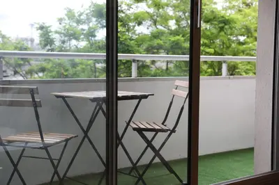 Balcon ou terrasse dans l'établissement Magnifique studio emplacement premium