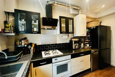 Cuisine ou kitchenette dans l'établissement 16ème à 10 min de la Tour Eiffel Métro ligne 9