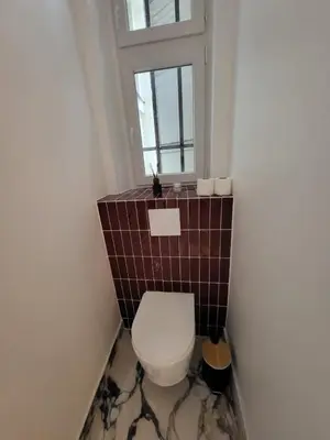 Salle de bains dans l'établissement Elegant Studio Paris X, Gare du Nord