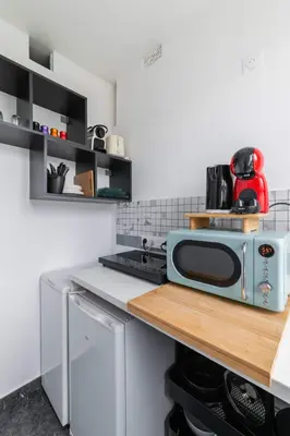 Cuisine ou kitchenette dans l'établissement Studio Cosy proche tour Eiffel - Paris 7 - 2P