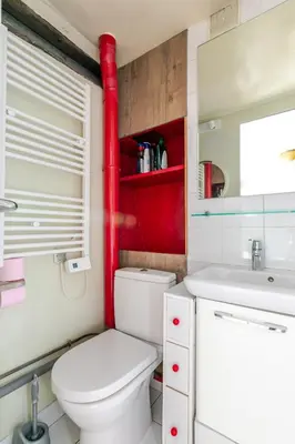 Salle de bains dans l'établissement Studio cosy pour 2 au cœur de Paris