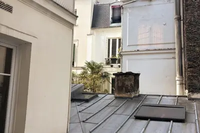 Balcon ou terrasse dans l'établissement Pleasant apt wagram neighborhood