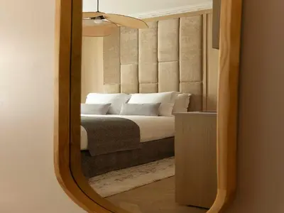 Un ou plusieurs lits dans un hébergement de l'établissement Charming Cosy Studio - 2P - Gare Saint Lazare, cleaning included