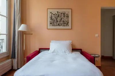 Un ou plusieurs lits dans un hébergement de l'établissement Veeve - Le Marais Retreat
