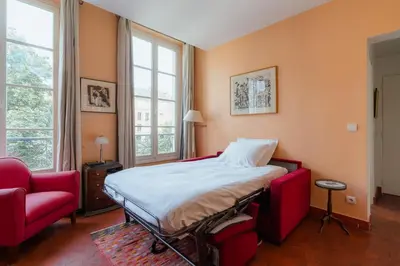 Un ou plusieurs lits dans un hébergement de l'établissement Veeve - Le Marais Retreat
