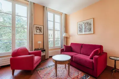 Coin salon dans l'établissement Veeve - Le Marais Retreat