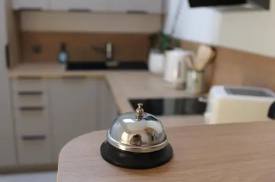 Cuisine ou kitchenette dans l'établissement Appartement spacieux aux portes de Paris