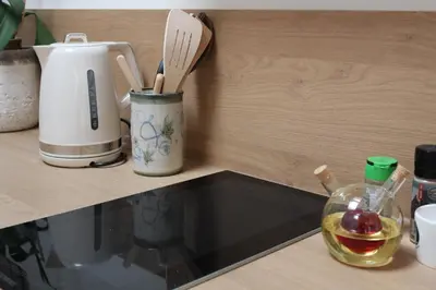 Plateau bouilloire dans l'établissement Appartement spacieux aux portes de Paris