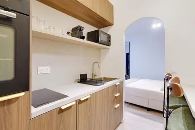 Cuisine ou kitchenette dans l'établissement Nation-Voltaire