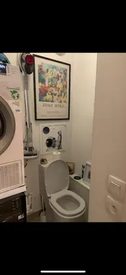 Salle de bains dans l'établissement Puteaux-La Défense, appartement haut standing