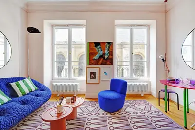Coin salon dans l'établissement Spacious Studio - 2P 43m² - Montorgueil Louvre