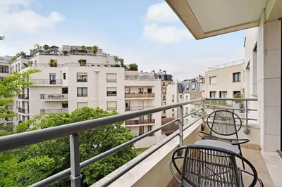 Balcon ou terrasse dans l'établissement Modern studio - 2P - Levallois-Perret