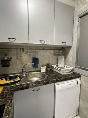 Cuisine ou kitchenette dans l'établissement New Apartment in Paris center metro 7 & 14 Maison Blanche