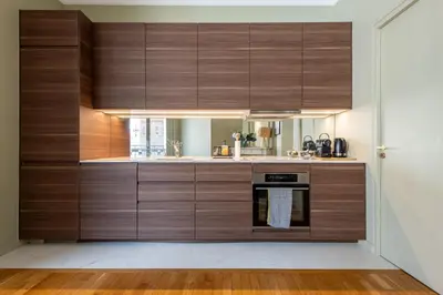 Cuisine ou kitchenette dans l'établissement Chic apartment 1BR-2P - Arc de Triomphe