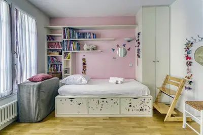 Un ou plusieurs lits dans un hébergement de l'établissement Appartement Daviel avec sa belle terrasse - Welkeys