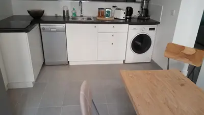 Cuisine ou kitchenette dans l'établissement Transparent Marais