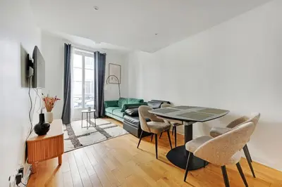 Coin salon dans l'établissement La Suite de Chatelet