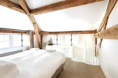 Un ou plusieurs lits dans un hébergement de l'établissement Ganneron - CI - Welcoming studio for 2p - Paris 18