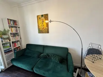 Coin salon dans l'établissement Your home at the Luxembourg garden
