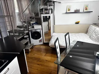 Cuisine ou kitchenette dans l'établissement Studio Montmartre by HPN