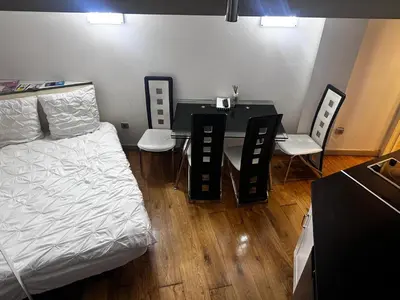 Un ou plusieurs lits dans un hébergement de l'établissement Studio Montmartre by HPN