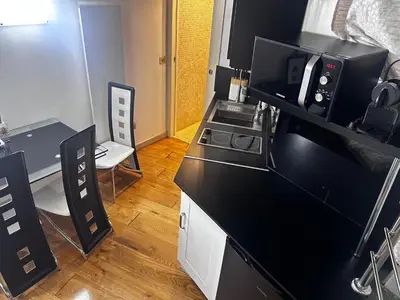 Cuisine ou kitchenette dans l'établissement Studio Montmartre by HPN