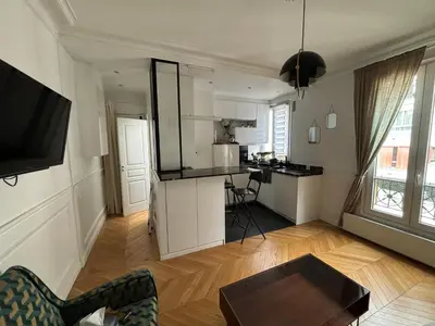Cuisine ou kitchenette dans l'établissement Casama