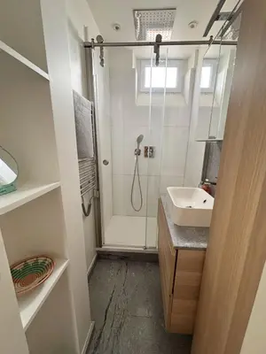 Salle de bains dans l'établissement Casama