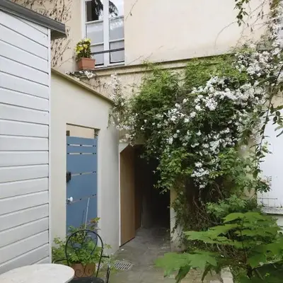Studio jardin privé paris centre