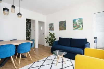 Coin salon dans l'établissement Dumoncel - KP - Chic and cozy apt in the 14th arrondissement
