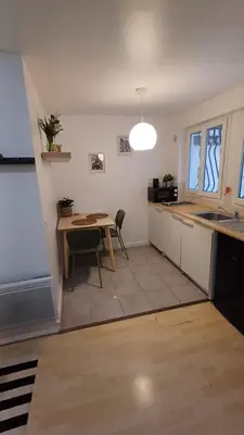 Cuisine ou kitchenette dans l'établissement Studio dans le 17eme