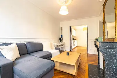 Coin salon dans l'établissement 6 Guests Flat - Montparnasse