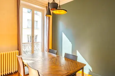 Coin salon dans l'établissement 4 Guests Flat - Turbigo
