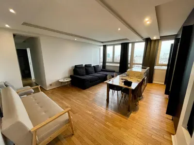 Coin salon dans l'établissement Appartement Vicat Porte de Versailles