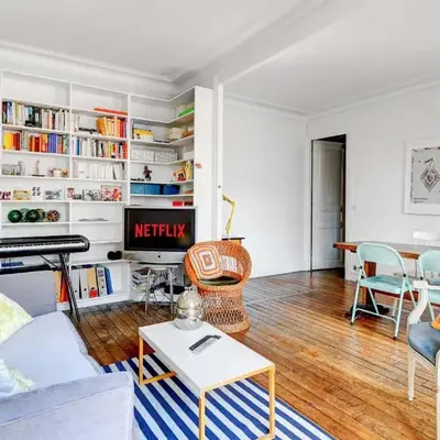 Charmant 70m2 pour 4 pers Rue de Crussol Paris