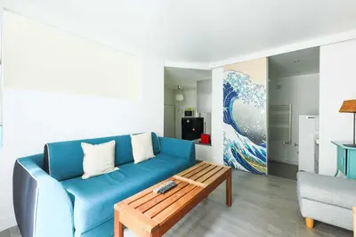 Plan de l'établissement Flat 3P 1BDR near Montmartre Sacré Coeur