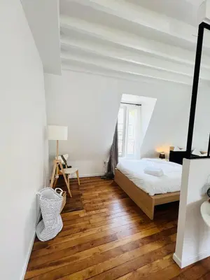 Un ou plusieurs lits dans un hébergement de l'établissement Welcome to Montmartre