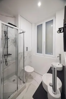 Salle de bains dans l'établissement Modern apartment in Nation
