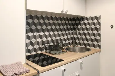 Cuisine ou kitchenette dans l'établissement Studio cosy À deux pas de Montmartre